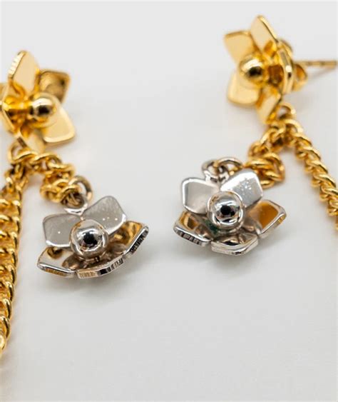 fendi dangle earrings